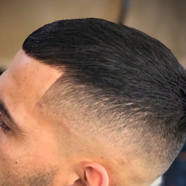 Clean taper fade